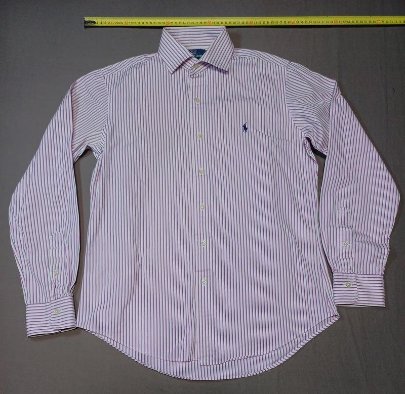 Men Polo Ralph Lauren Shirt Pink Cotton 36 / S /