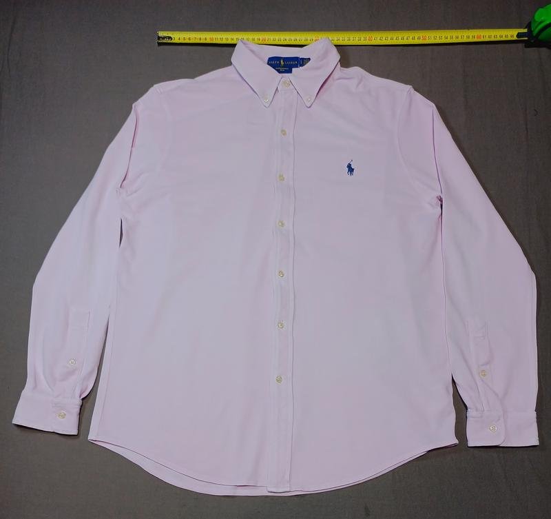 Men Ralph Lauren Shirt Pink Cotton 40 /L / 48
