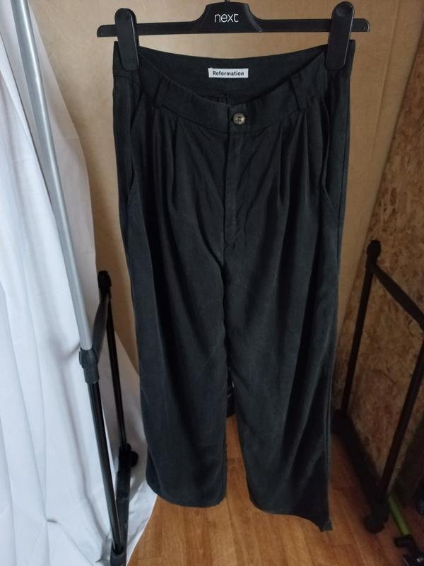 Femme Reformation Pantalons Gris Viscose 38 / M /