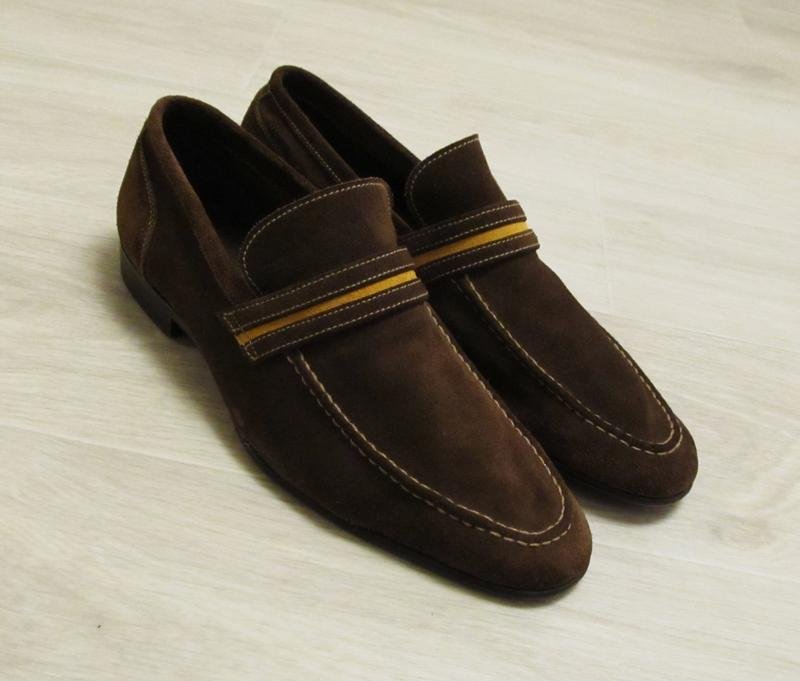 Herren Barrett Schuhe Braun Wildleder 40