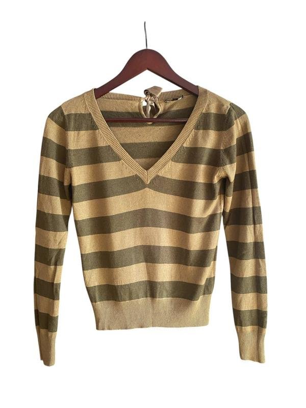 Женский Massimo Dutti Свитер Бежевый Шелк Шерсть