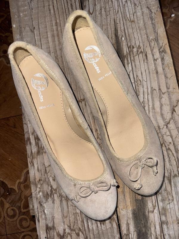 Женские Bata Туфли Бежевые Замша 38