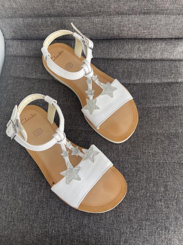 Damen Clarks Absätze Weiß 36