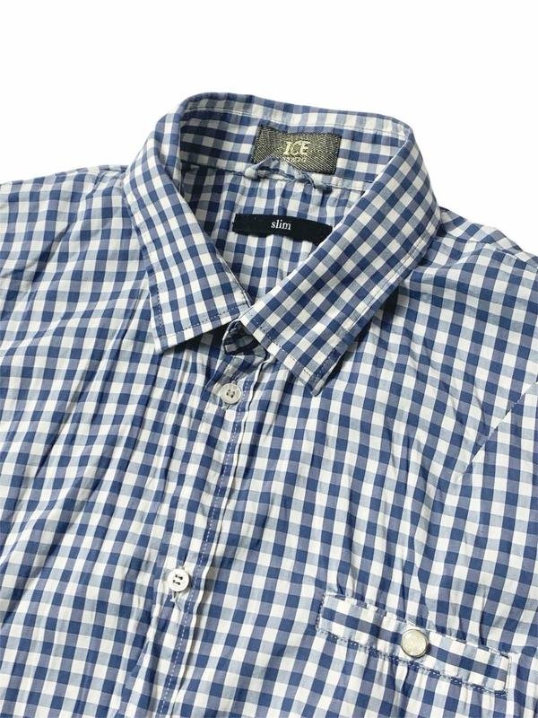 Men Iceberg T-Shirt Navy Nylon 38 / M / 46