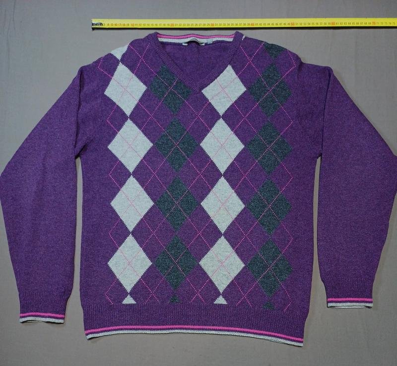 Homme Wolsey Pull Noir Laine 40 /L / 48