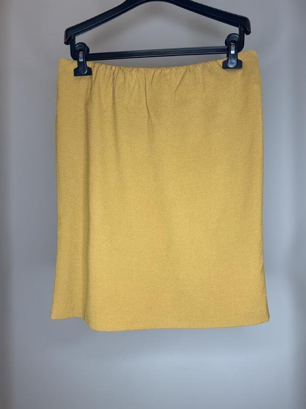 Женская Dries Van Noten Юбка Жёлтая Шерсть 38 / M