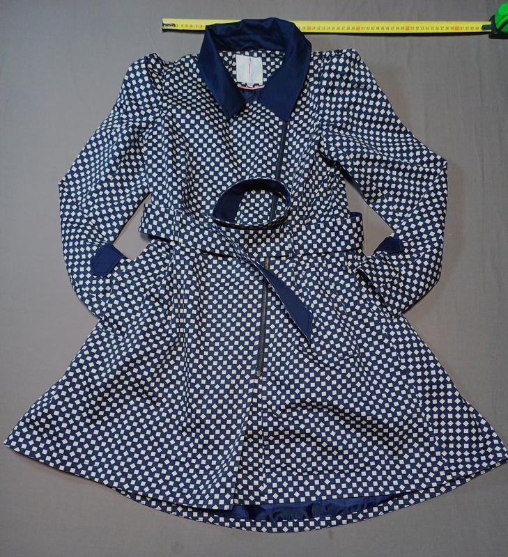 Женский Jasper Conran Плащ Серый Полиэстер 38