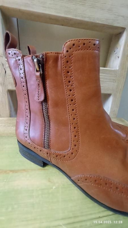 Donna Clarks Stivali Marrone Pelle 37