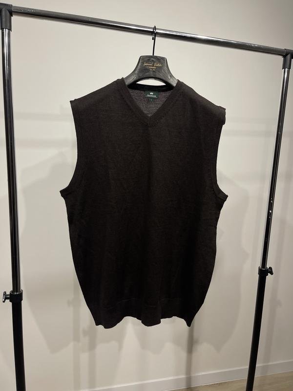 Мужской Charles Voegele Жилет Коричневый 40 /L /