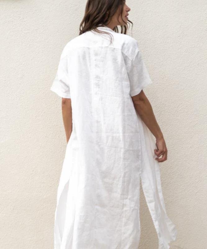 Women Stefano Mortari Dress White Cotton M