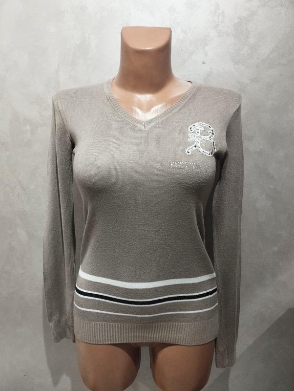 Damen Burberry Pullover Grau Viskose 36