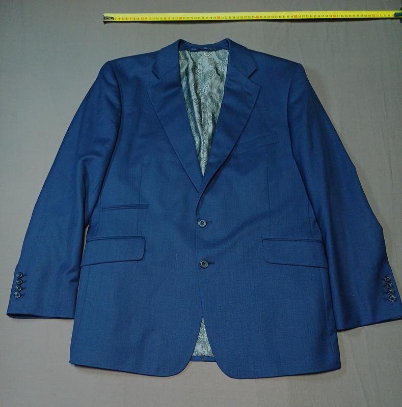 Herren Alexander Blake Sakko Schwarz Wolle 36 / S