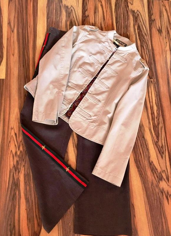 Женский VENEZIA Костюм Бежевый Хлопок 40 / L / 48