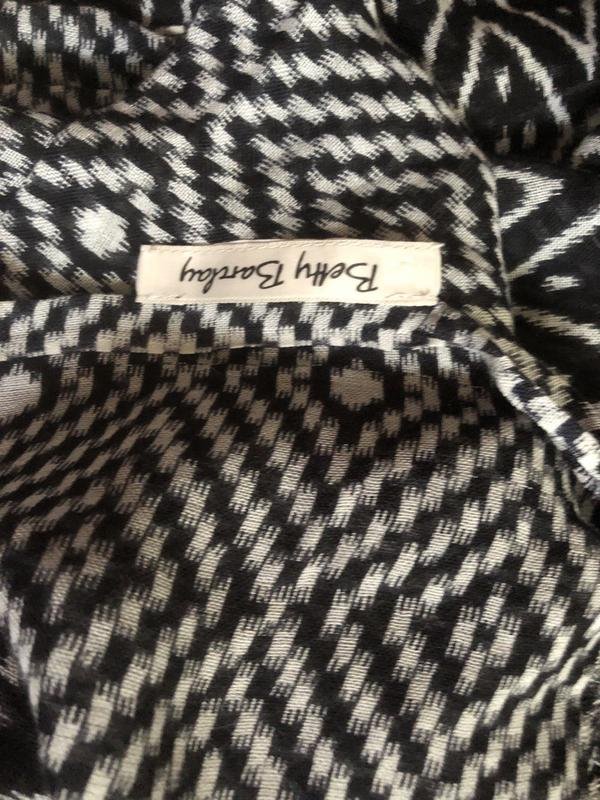 Femme Betty Barclay Écharpe Noir Blanc