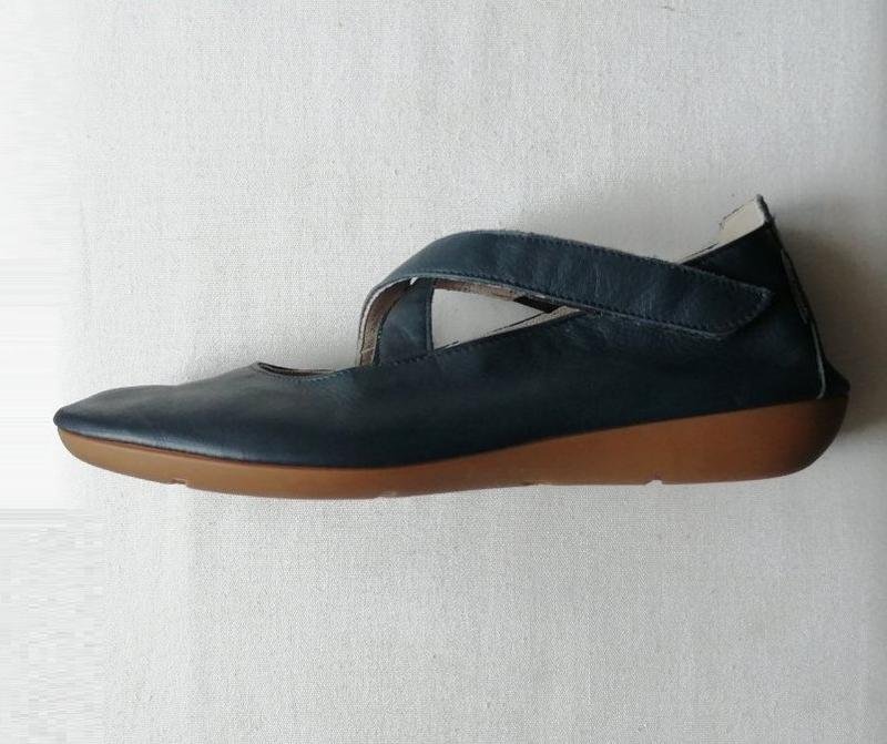 Женские Mephisto Туфли Тёмно-синие Кожа 36