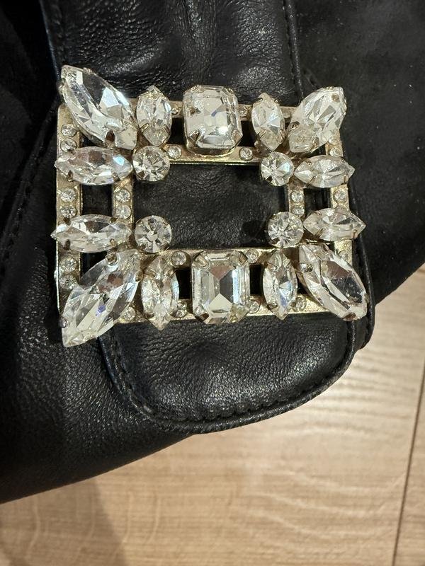 Damen Roger Vivier Absätze Schwarz Leder 37