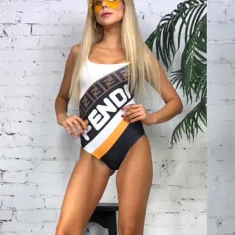 Femme Fendi Maillot de Bain Multicolore 36 / S /
