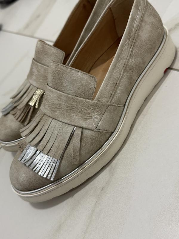 Женские Lloyd Лоферы Бежевый Кожа 35