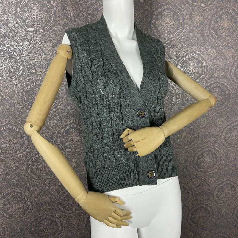 Women Alexon Vest Green Acrylic 36 / S / 44