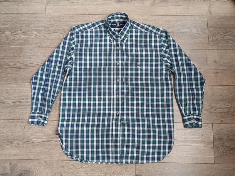Herren Jean Paul Gaultier Hemd Grün 36 / S / 44