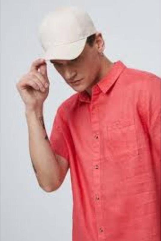 Homme DKNY Chemise Corail Coton 38 / M / 46