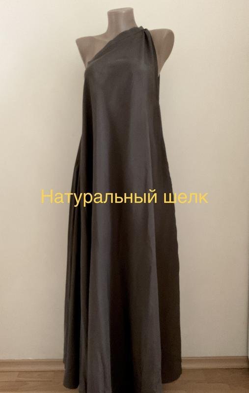 Женское VENEZIA Платье Коричневый Шелк 38 / M / 46