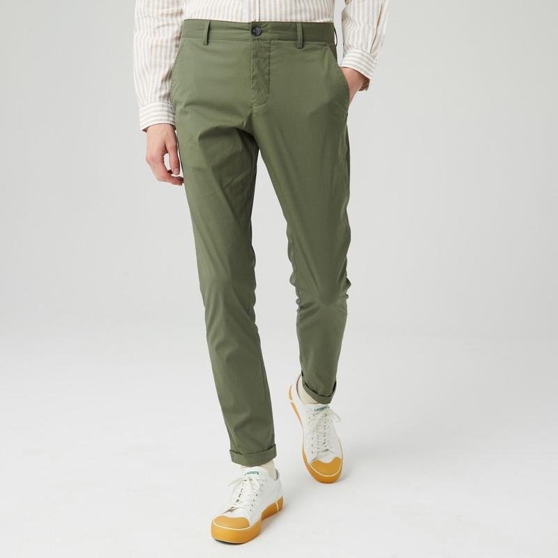 Herren Lacoste Hosen Grün 32 / M / 46