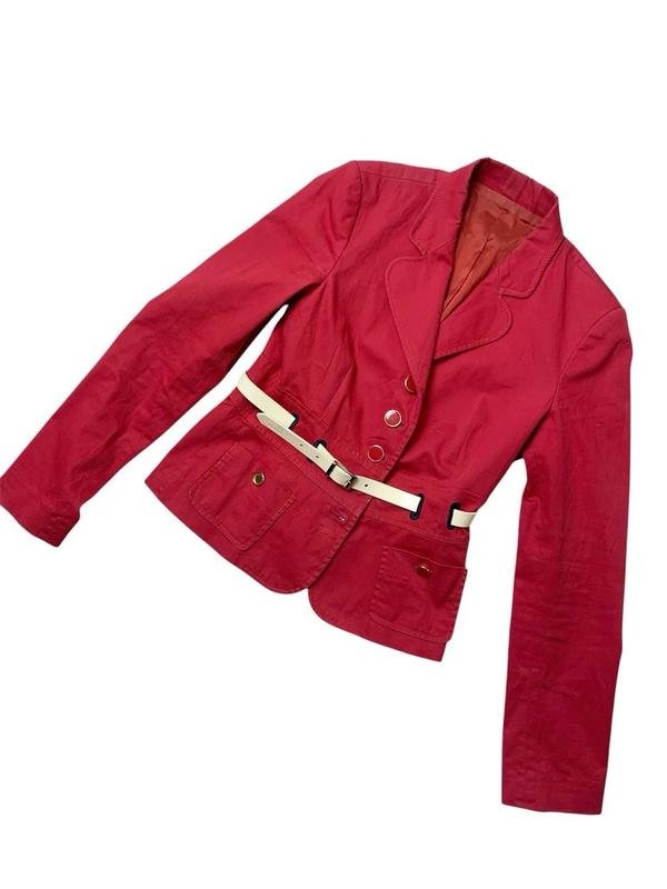Damen Love Moschino Sakko Rot Baumwolle 34 / XS /