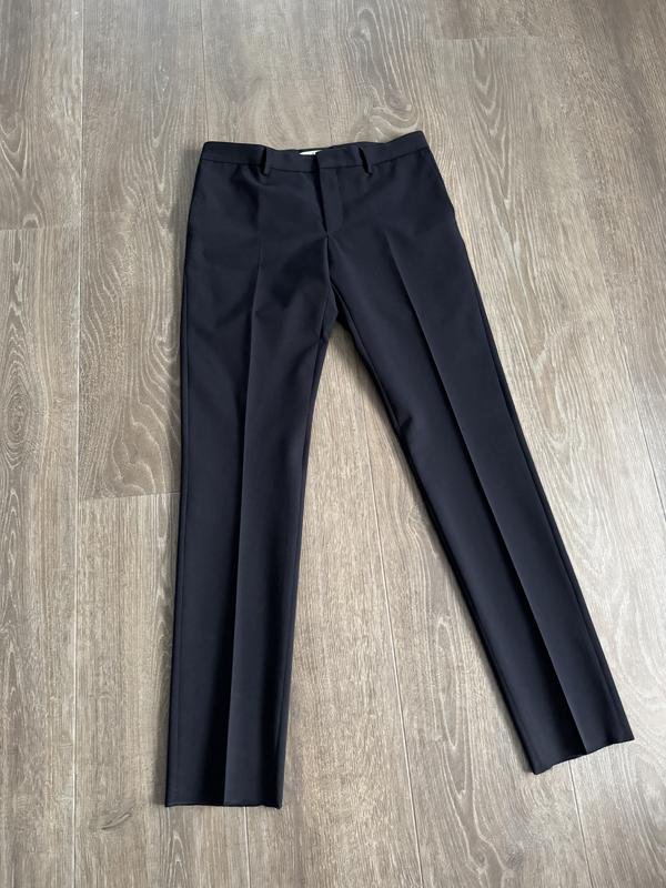 Мужской Mulberry Брюки Тёмно-синий Полиэстер 32 /