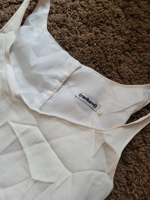 Женское Cacharel Платье Белое 34 / XS / 42