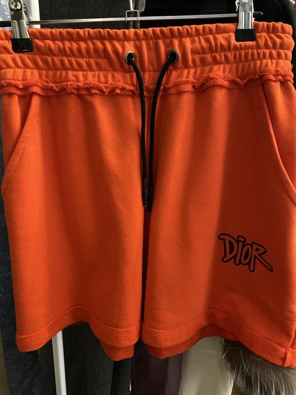 Femme Christian Dior Shorts Orange Tricot 40