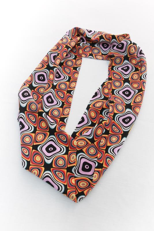 Femme Iceberg Écharpe Multicolore Soie