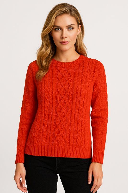 Donna Lauren Ralph Lauren Maglione Rosso Nylon 38