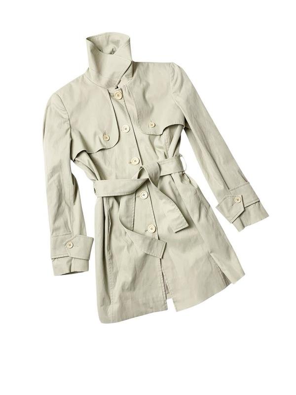 Femme Trench Coat Beige Coton 40 / L / 48