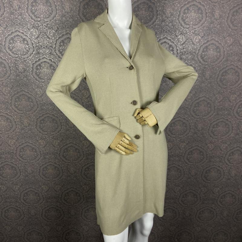 Women Viativoli Coat Beige Viscose 36
