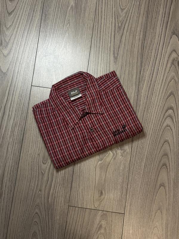 Мужской Jack Wolfskin Сорочка Красный 42 / XL / 50