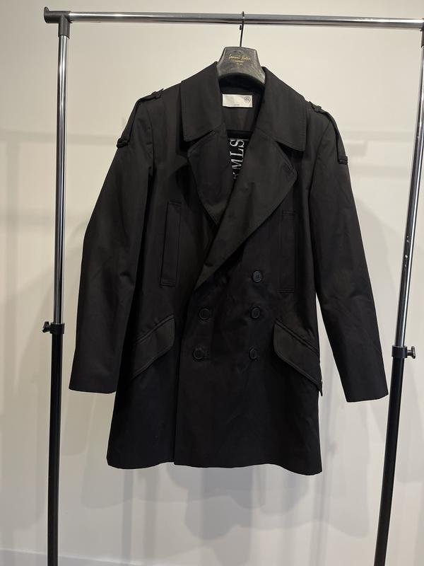 Femme Trench Coat Noir L