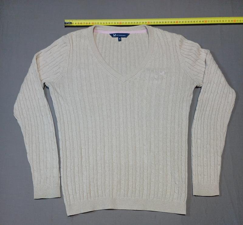 Donna Crew Clothing Maglione Beige Cashmere 38 / M