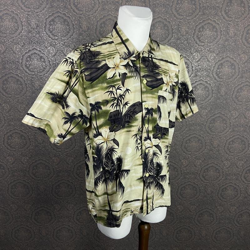 Men Billabong Shirt Beige Cotton 40 /L / 48