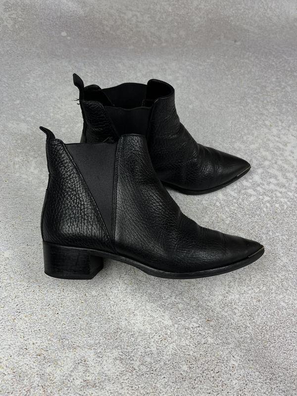 Femme Acne Studios Bottes Noir Cuir 37