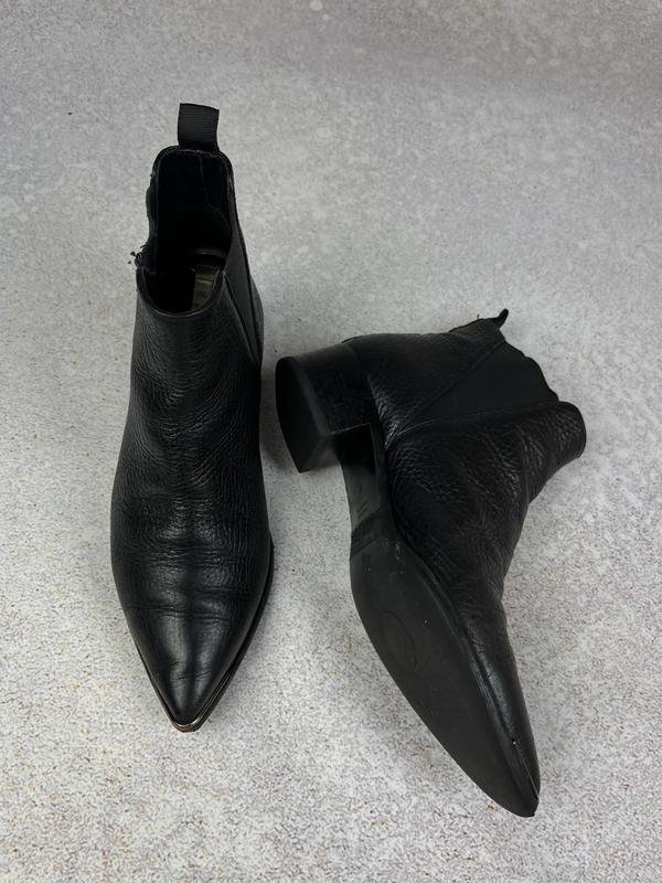Femme Acne Studios Bottes Noir Cuir 37