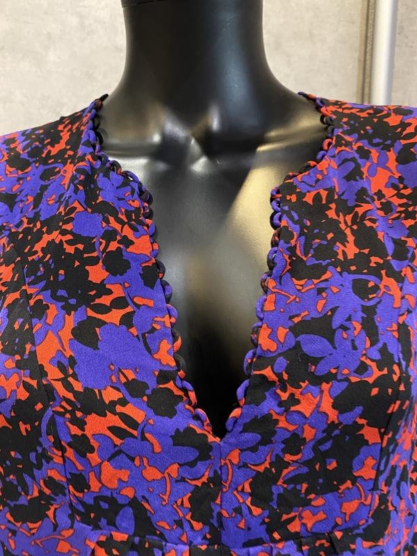 Женское Diane Von Furstenberg Платье Разноцветный