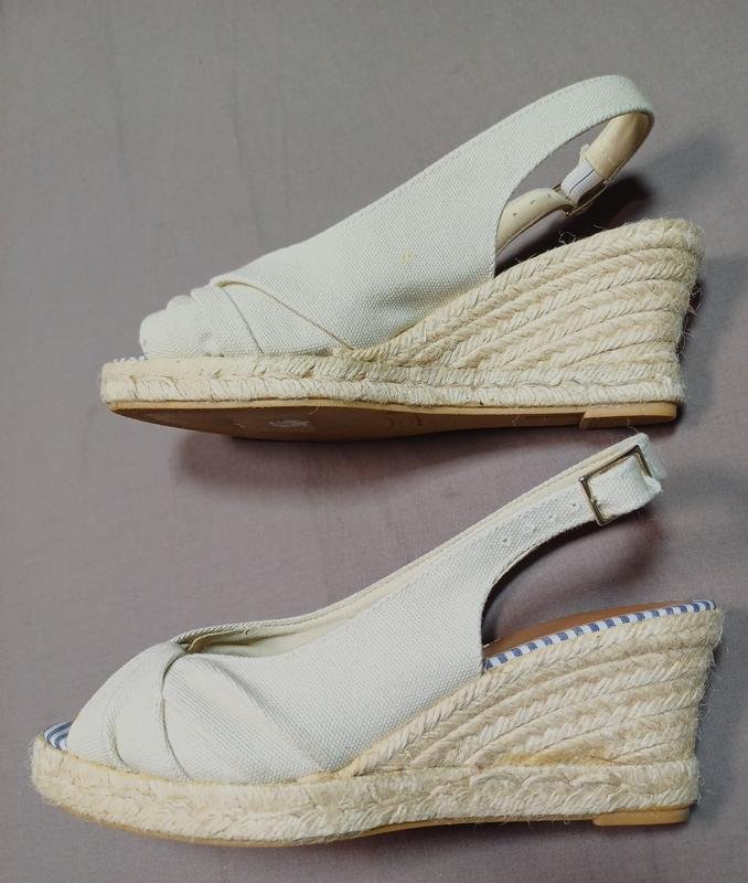 Women Crew Clothing Espadrilles Beige Textile 38