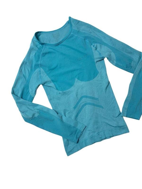 Women Falke Thermal Top Blue Nylon 36 / S / 44
