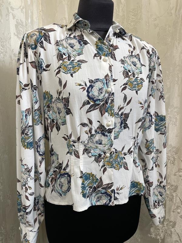 Women Andrea di Stefano Shirt White Viscose 38 / M