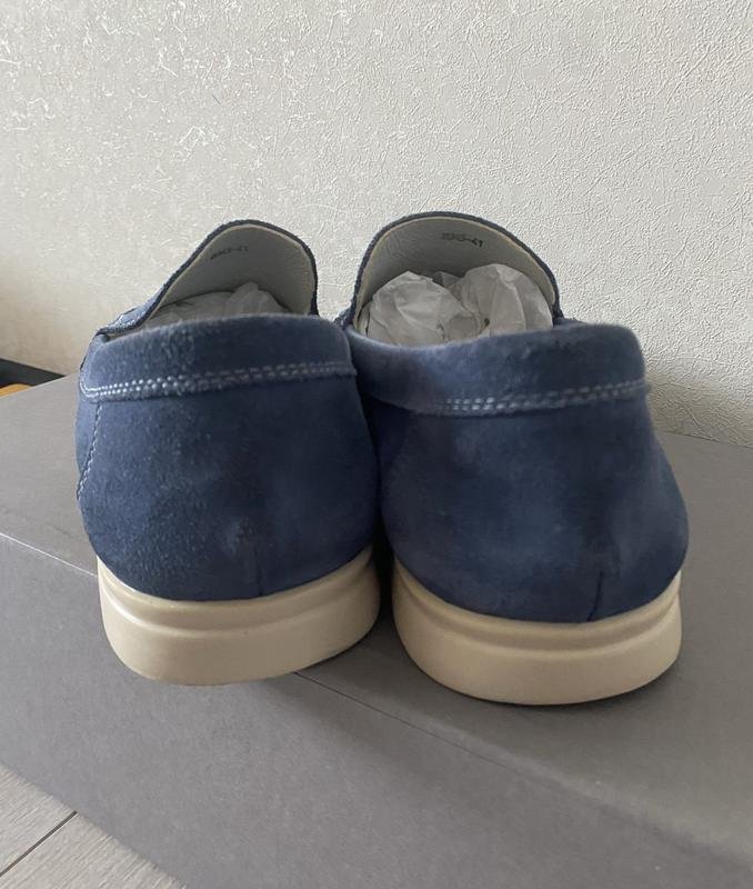 Herren Loro Piana Slipper Silber 41