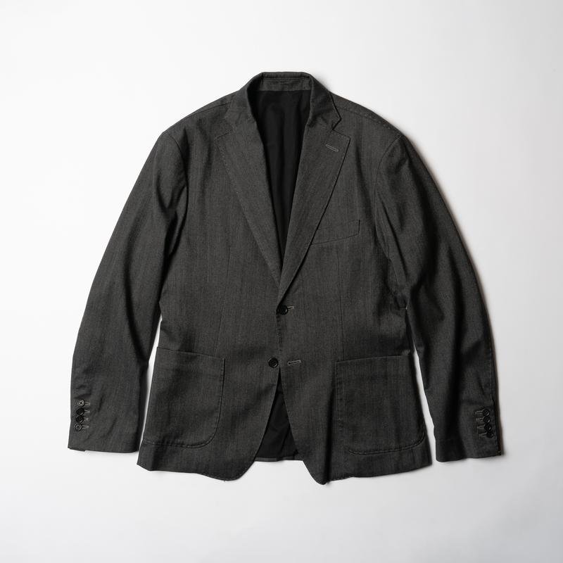 Herren Massimo Dutti Sakko Grau Wolle 38 / M / 46