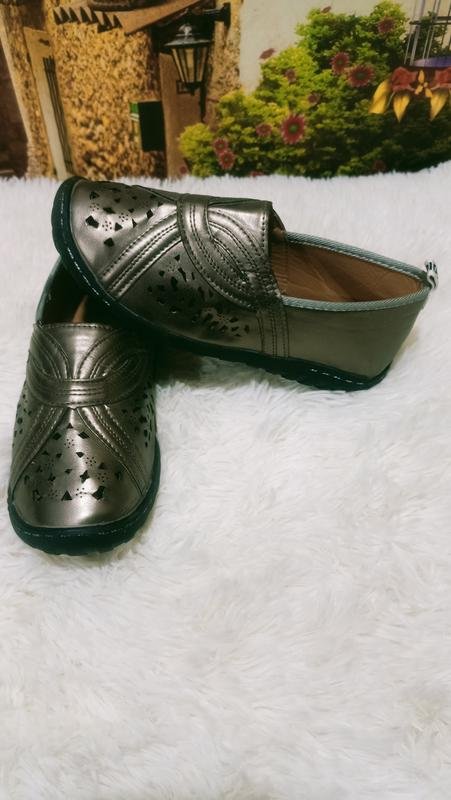 Femme Dior Mocassins Or Cuir 36