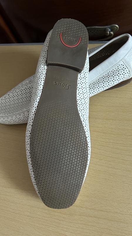 Damen Sioux Absatzschuhe Weiß Leder 42
