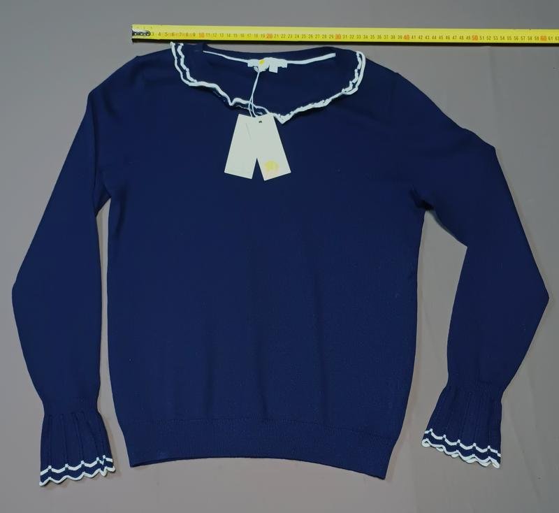 Donna Boden Maglione Blu Navy Cashmere 38 / M / 46